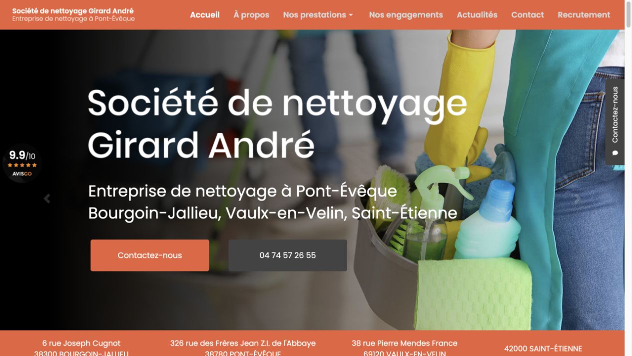 Capture du site de Girard André